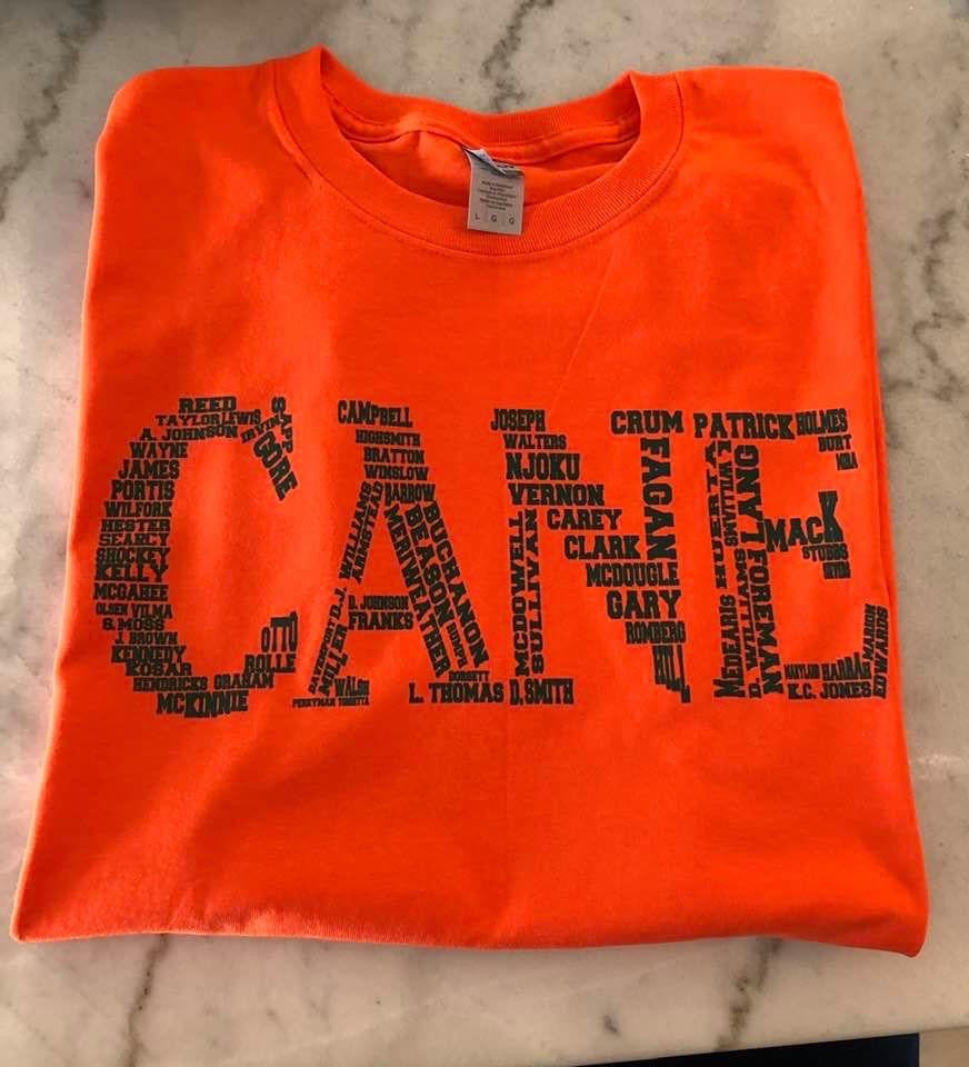Miami Hurricanes Word Art